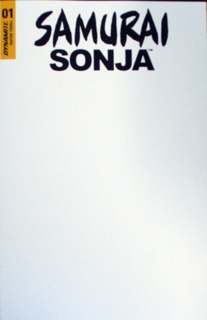 [Samurai Sonja #1 (Cover F - Blank Authentix)]