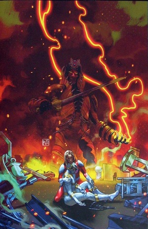 [Power Rangers Unlimited #3: Countdown to Ruin (variant full art cover - Keyla Valerio)]