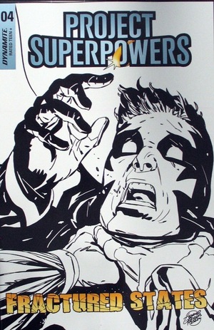 [Project Superpowers - Fractured States #4 (Cover M - Geraldo Borges B&W Incentive)]