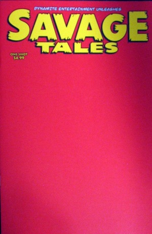 [Savage Tales (series 4) #1 One-Shot (Cover H - Red Blank Authentix)]