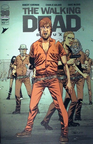 [Walking Dead Deluxe #42 (variant cover - Charlie Adlard, prison)]