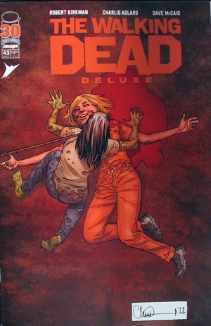 [Walking Dead Deluxe #42 (variant cover - Charlie Adlard, blood)]
