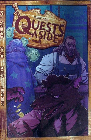 [Quests Aside #3 (variant cover - Michael Dialynas)]
