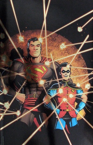 [Dark Crisis: Worlds Without a Justice League 1: Superman (variant full art foil cover - Chris Burnham)]