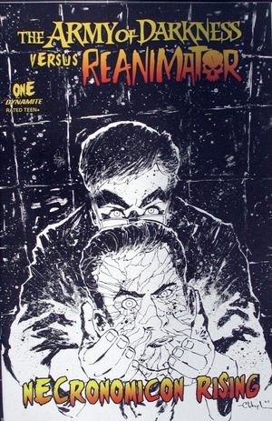 [Army of Darkness vs. Reanimator: Necronomicon Rising #1 (Cover F - Christopher Mitten B&W Incentive)]