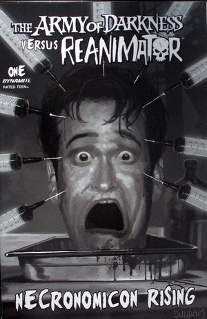 [Army of Darkness vs. Reanimator: Necronomicon Rising #1 (Cover H - Arthur Suydam B&W Incentive)]