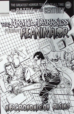 [Army of Darkness vs. Reanimator: Necronomicon Rising #1 (Cover R - Ken Haeser B&W Incentive)]