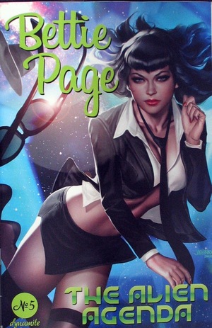 [Bettie Page - The Alien Agenda #5 (Cover B - Josh Burns)]