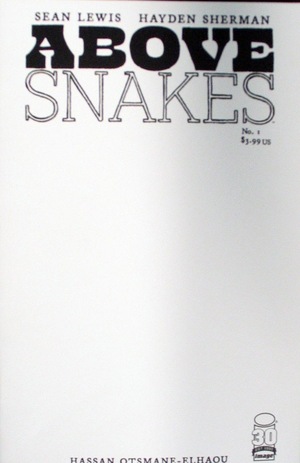[Above Snakes #1 (variant blank cover)]