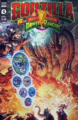 [Godzilla Vs. The Mighty Morphin Power Rangers #4 (Cover A - Freddie E. Williams II)]