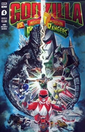 [Godzilla Vs. The Mighty Morphin Power Rangers #4 (Cover B - Nikolas Draper-Ivey)]