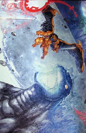 [Godzilla Vs. The Mighty Morphin Power Rangers #4 (Retailer Incentive Cover - Freddie E. Williams II Full Art)]