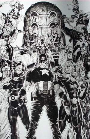[A.X.E.: Judgment Day No. 1 (1st printing, variant B&W cover - Mark Brooks)]