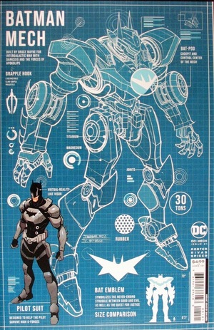 [DC: Mech 1 (variant cardstock blueprint cover - Dan Mora)]