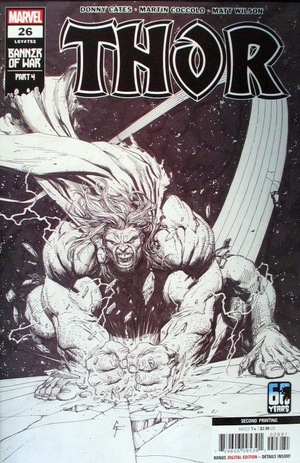 [Thor (series 6) No. 26 (2nd printing, variant B&W cover - Gary Frank)]