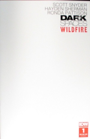 [Dark Spaces  - Wildfire #1 (1st printing, Cover E - blank)]