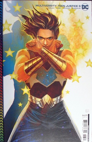 [Multiversity: Teen Justice 3 (variant cardstock Donald Troy cover - Stephanie Hans)]
