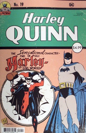 [Harley Quinn (series 4) 19 (variant cardstock Homage cover - Bob Kane & Ryan Sook)]