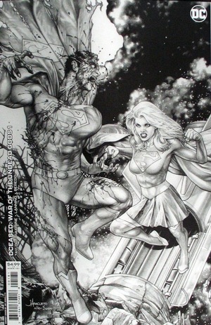[DCeased - War of the Undead Gods 1 (variant cardstock B&W cover - Jay Anacleto)]