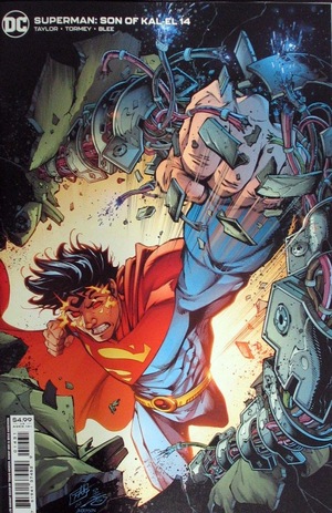 [Superman: Son of Kal-El 14 (variant cardstock cover - Travis Mercer)]