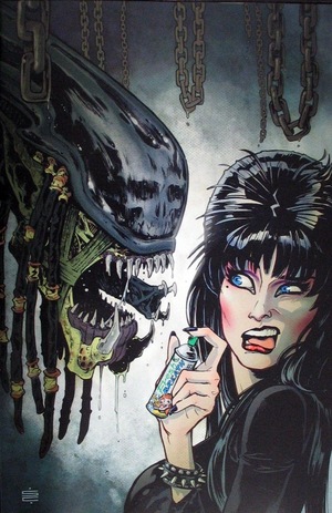 [Elvira in Horrorland #3 (Cover H - Silvia Califano Full Art Incentive)]