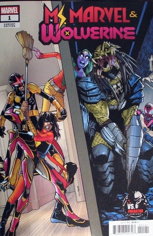 [Ms. Marvel and Wolverine No. 1 (variant Marvel Vs. Predator cover - Humberto Ramos)]