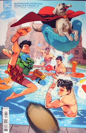 [Batman / Superman: World's Finest 6 (variant cardstock Swimsuit cover - Rafa Sandoval)]