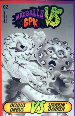 [Madballs Vs Garbage Pail Kids #2 (Cover I - Joe Simko Trading Card B&W Incentive)]