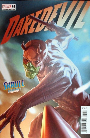 [Daredevil (series 7) No. 2 (1st printing, variant Skrull cover - Pete Woods)]