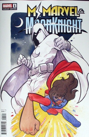 [Ms. Marvel and Moon Knight No. 1 (variant cover - Peach Momoko)]