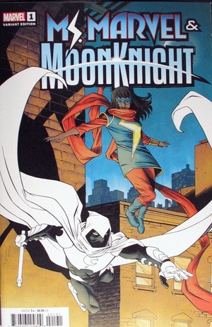 [Ms. Marvel and Moon Knight No. 1 (variant cover - Declan Shalvey)]