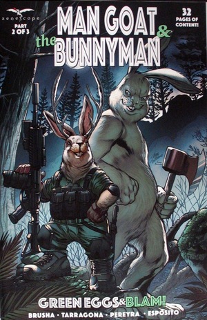 [Man Goat & The Bunnyman - Green Eggs & Blam! #2 (Cover A - Igor Vitorino)]