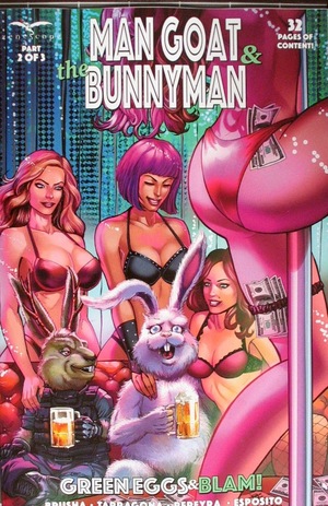 [Man Goat & The Bunnyman - Green Eggs & Blam! #2 (Cover C - Alfredo Reyes)]