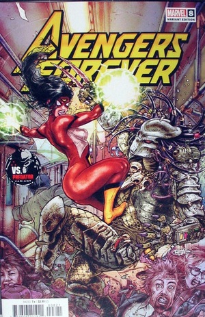 [Avengers Forever (series 2) No. 8 (variant Marvel Vs. Predator cover - Juan Jose Ryp)]
