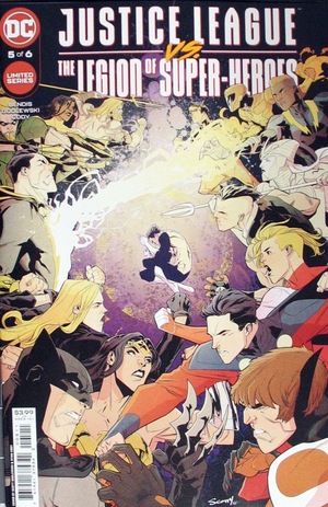 [Justice League vs. the Legion of Super-Heroes 5 (standard cover - Scott Godlewski)]