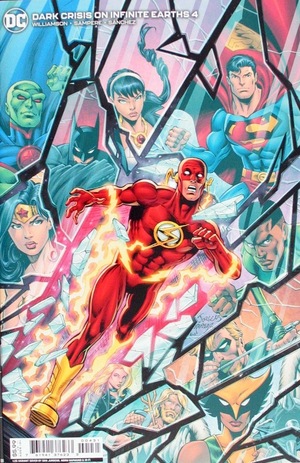 [Dark Crisis on Infinite Earths 4 (variant cardstock cover - Dan Jurgens)]