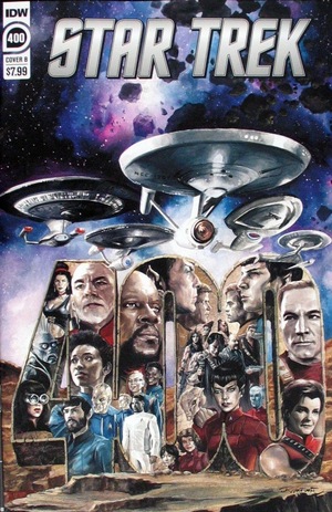 [Star Trek #400 (Cover B - JK Woodward)]