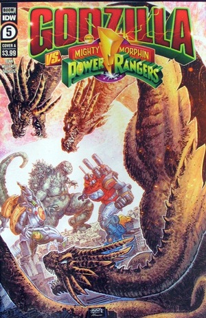 [Godzilla Vs. The Mighty Morphin Power Rangers #5 (Cover A - Freddie E. Williams II)]