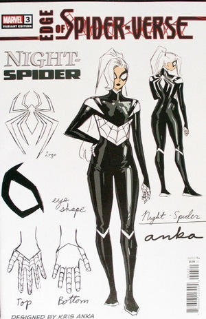 [Edge of Spider-Verse (series 2) No. 3 (variant character design cover - Kris Anka)]