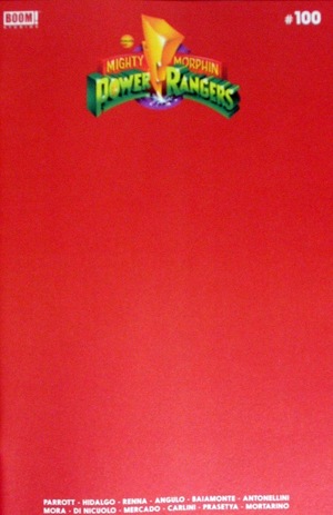 [Mighty Morphin Power Rangers #100 (1st printing, Cover D - Red Blank)]