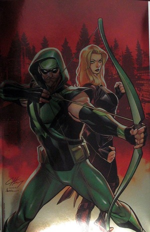 [Dark Crisis: Worlds Without a Justice League 4: Green Arrow (variant foil full art 1:50 cover - Clayton Henry)]