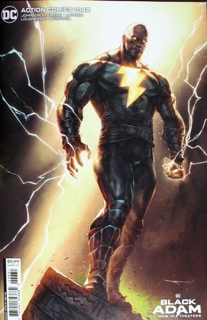 [Action Comics 1048 (variant cardstock Black Adam movie cover - Ivan Tao)]