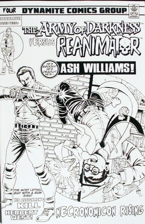 [Army of Darkness vs. Reanimator: Necronomicon Rising #4 (Cover L - Ken Haeser B&W Incentive)]