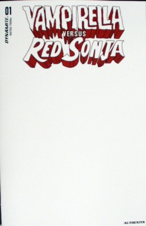 [Vampirella Versus Red Sonja #1 (Cover F - Blank Authentix)]
