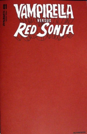 [Vampirella Versus Red Sonja #1 (Cover S - Blood Red Authentix)]