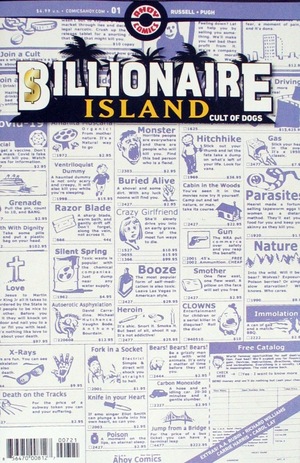 [Billionaire Island - Cult of Dogs #1 (Cover B - Shannon Wheeler)]
