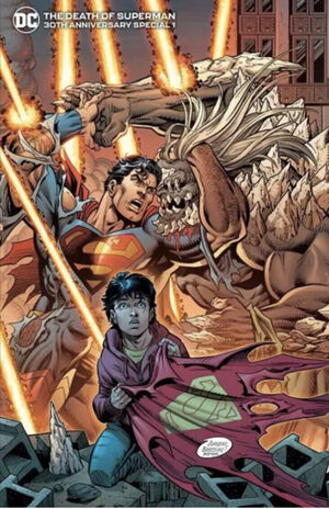 [Death of Superman 30th Anniversary Special 1 (1st printing, Cover I - Dan Jurgens Foil Incentive)]