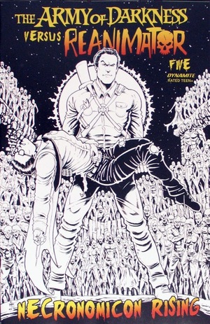 [Army of Darkness vs. Reanimator: Necronomicon Rising #5 (Cover K - Ken Haeser B&W Incentive)]