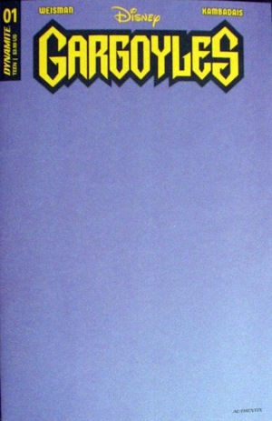 [Gargoyles (series 3) #1 (Cover G - Purple Blank Authentix)]