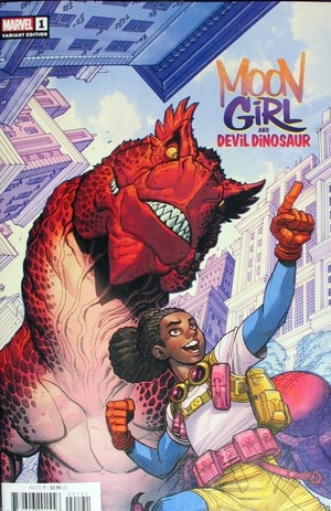 [Moon Girl and Devil Dinosaur (series 2) No. 1 (variant cover - Nick Bradshaw)]